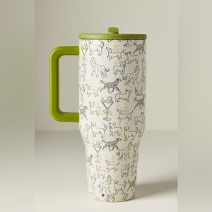 Hydrojug Sit & Sip 32 oz Dog Print Travel Tumbler